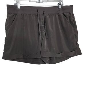 Z by Zella Gray Athletic Shorts Cuffed Hem Size XXL